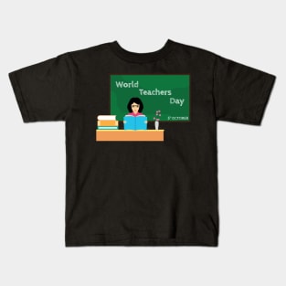 world teachers day Kids T-Shirt